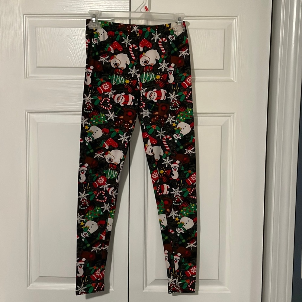 Sueded Christmas Leggings